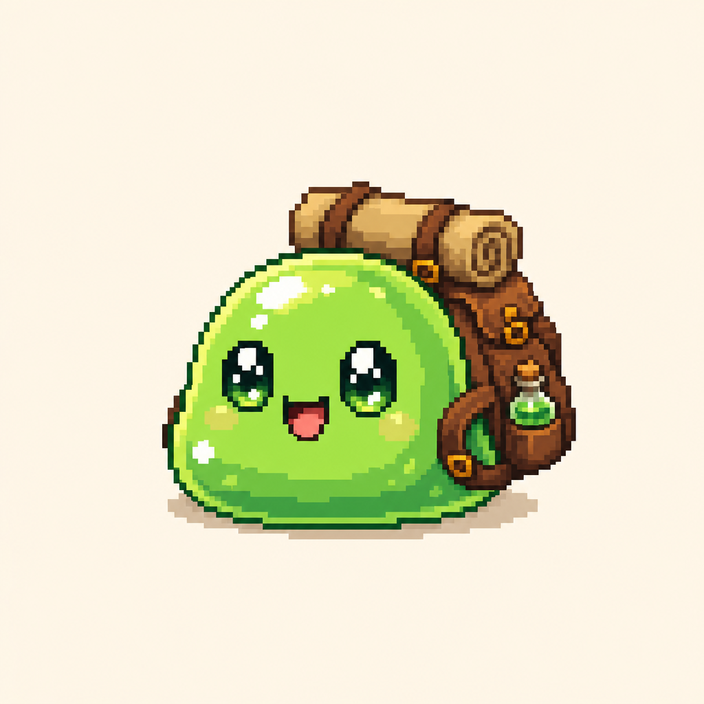 Pixel slime
